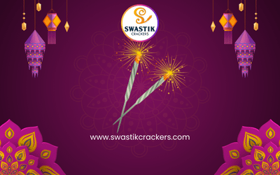 Swastik Sparklers Pack - Colorful Diwali Special