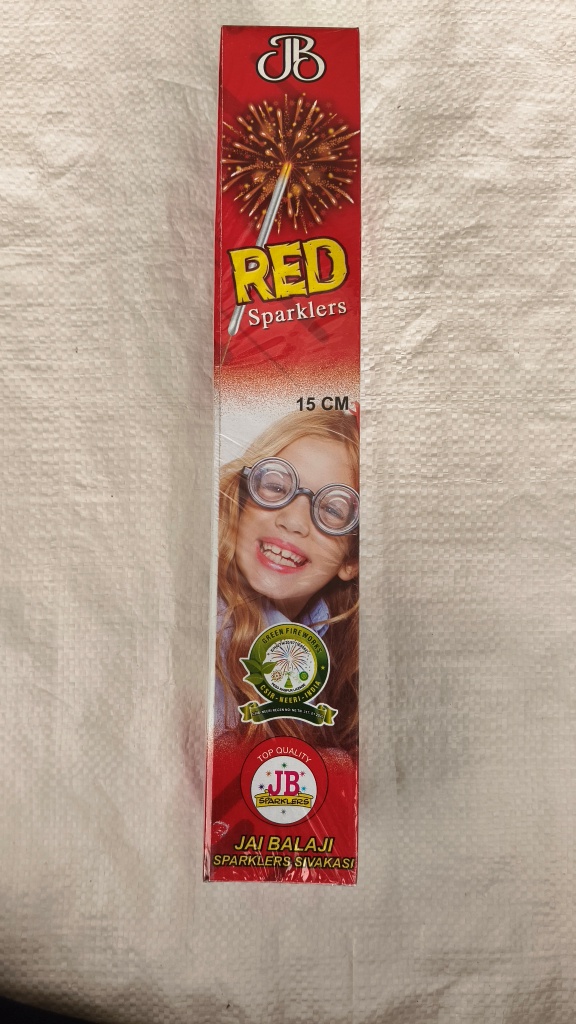 15 CM RED SPARKLERS