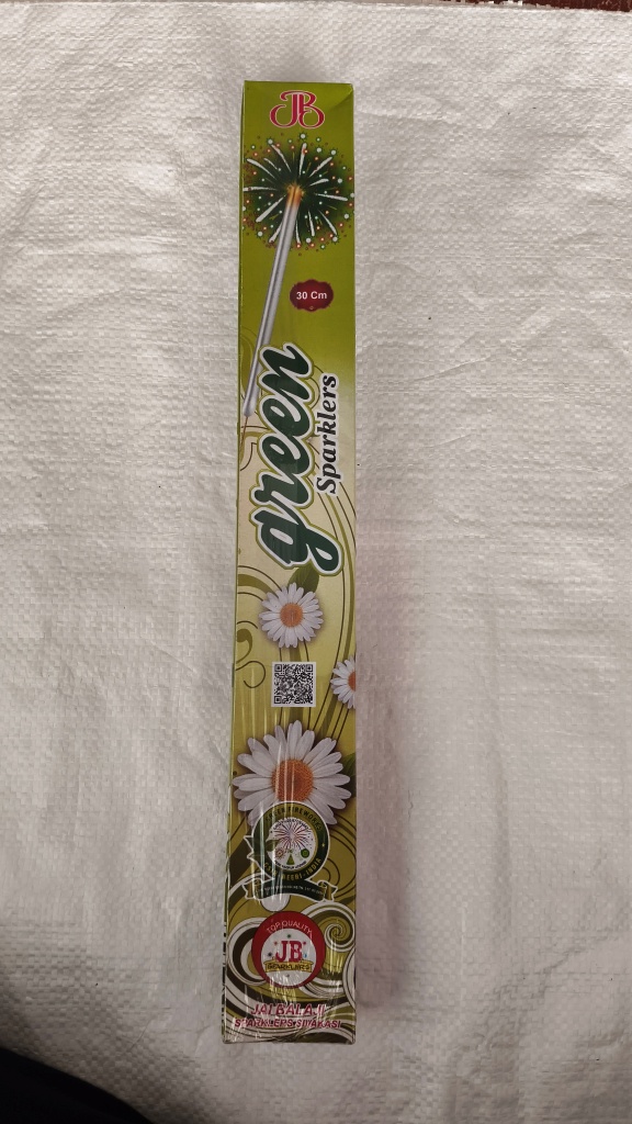 30 CM GREEN SPARKLERS